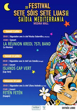 Saidia (Marruecos). Festival Sete Sóis Sete Luas